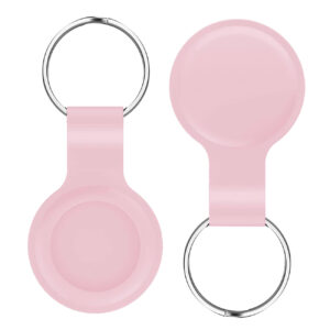 Reiko Silicone Protective Case for Apple AirTag In Pink