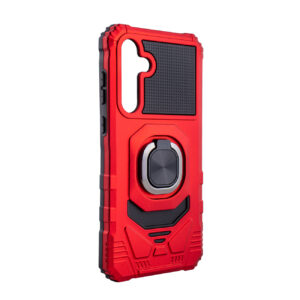 Kickstand Ring Holder TPU Shockproof Case for Samsung Galaxy A26 in RED , SKU: PC65-SAMA26RD
