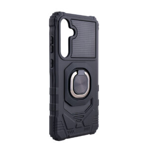 Kickstand Ring Holder TPU Shockproof Case for Samsung Galaxy A55 in Black