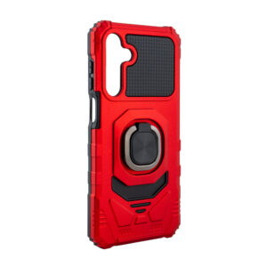 Kickstand Ring Holder TPU Shockproof Case for Samsung Galaxy A16 in RED , SKU: PC65-SAMA16RD