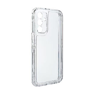 Heavy Duty Transparent Shockproof Protection 3-in-1 Hybrid Protective Case For GALAXY A15 5G In Clear