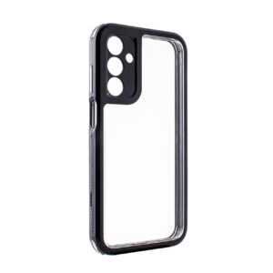 Heavy Duty Transparent Shockproof Protection 3-in-1 Hybrid Protective Case For GALAXY A15 5G In Black