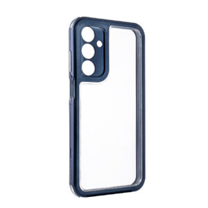 Heavy Duty Transparent Shockproof Protection 3-in-1 Hybrid Protective Case For GALAXY A25 5G In Blue