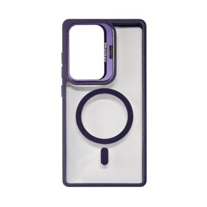 Magnetic Phone Case with Built-in Invisible Kickstand Compatible with Samsung Galaxy S25 ULTRA (PC70-SAMS25UPP)