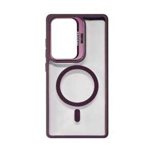 Magnetic Phone Case with Built-in Invisible Kickstand Compatible with Samsung Galaxy S25 ULTRA (PC70-SAMS25URD)