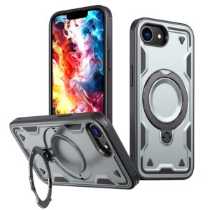 Reiko 360Â¡Ã£ Rotating Magnetic Versatile Stand Gray Compatible with iPhone 16E
