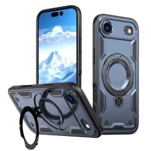 Reiko 360-degree Rotating Magnetic Versatile Stand Navy Blue Compatible with iPhone 17 AIR, SKU: PC73-IPH17AIRNV