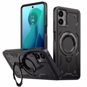 Reiko 360Â¡Ã£ Rotating Magnetic Versatile Stand Black Compatible with SAMSUNG A07 ,  PC73-SAMA07-4GBK