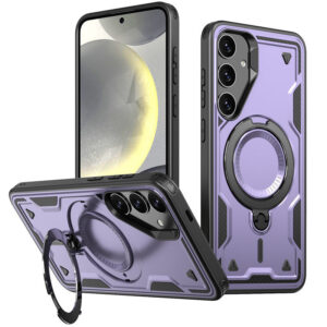 Reiko 360Â¡Ã£ Rotating Magnetic Versatile Stand Purple Compatible with  SAMSUNG A17 5G ,SKU:PC73-SAMA17-5GPP