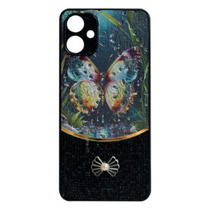 Sparkle Glitter Bling  Phone Case in Black With Colorful Cover For Galaxy A06