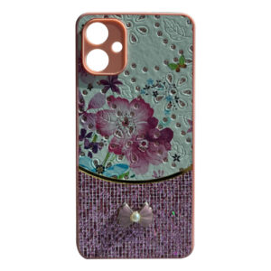 Sparkle Glitter Bling  Phone Case in Pink With Colorful Cover For Galaxy A06