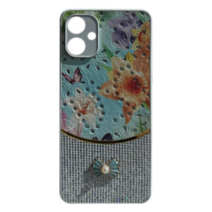 Sparkle Glitter Bling  Phone Case in White With Colorful Cover For Galaxy A06