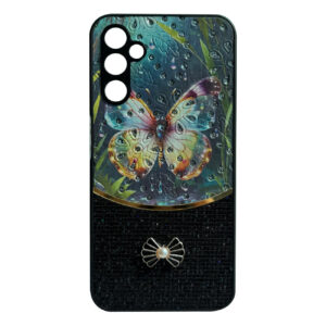 Sparkle Glitter Bling  Phone Case in Black With Colorful Cover For Galaxy A15