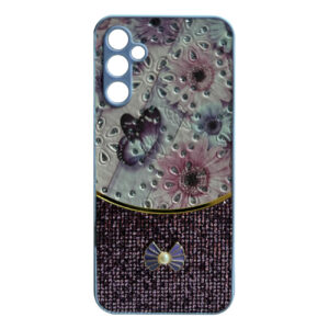 Sparkle Glitter Bling  Phone Case in Purple  With Colorful Cover For Galaxy A35