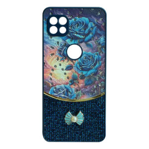 Sparkle Glitter Bling  Phone Case in Navy With Colorful Cover For Galaxy S24FE