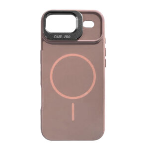 Reiko Built-in Stash Stand, Shockproof, Sturdy, Compatible with MagSafe Protection  Stylish Cover,  Compatible   with IPHONE 17 AIR  ,PC76-IPH17AIRPK