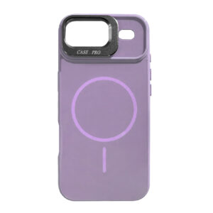 Reiko Built-in Stash Stand, Shockproof, Sturdy, Compatible with MagSafe Protection  Stylish Cover,  Compatible  with IPHONE 17 AIR  , PC76-IPH17AIRPP