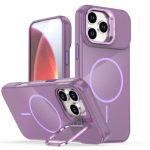 Reiko Built-in Stash Stand, Shockproof, Sturdy, Compatible with MagSafe Protection  Stylish Cover,  Compatible with IPHONE 17  , PC76-IPH17PP