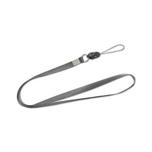REIKO LONG LANYARD STRAP IN SMOKE