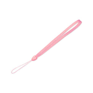 REIKO SHORT LANYARD STRAP IN HOT PINK