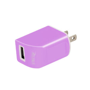 Reiko 1 AMP Dual Color Portable Travel USB Adapter Charger InÃ¥ÃŠPurple