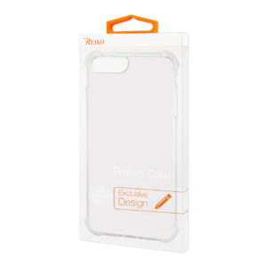Reiko iPhone 8 Plus/iPhone 7 Plus Clear Bumper Case With Air Cushion Protection In Clear